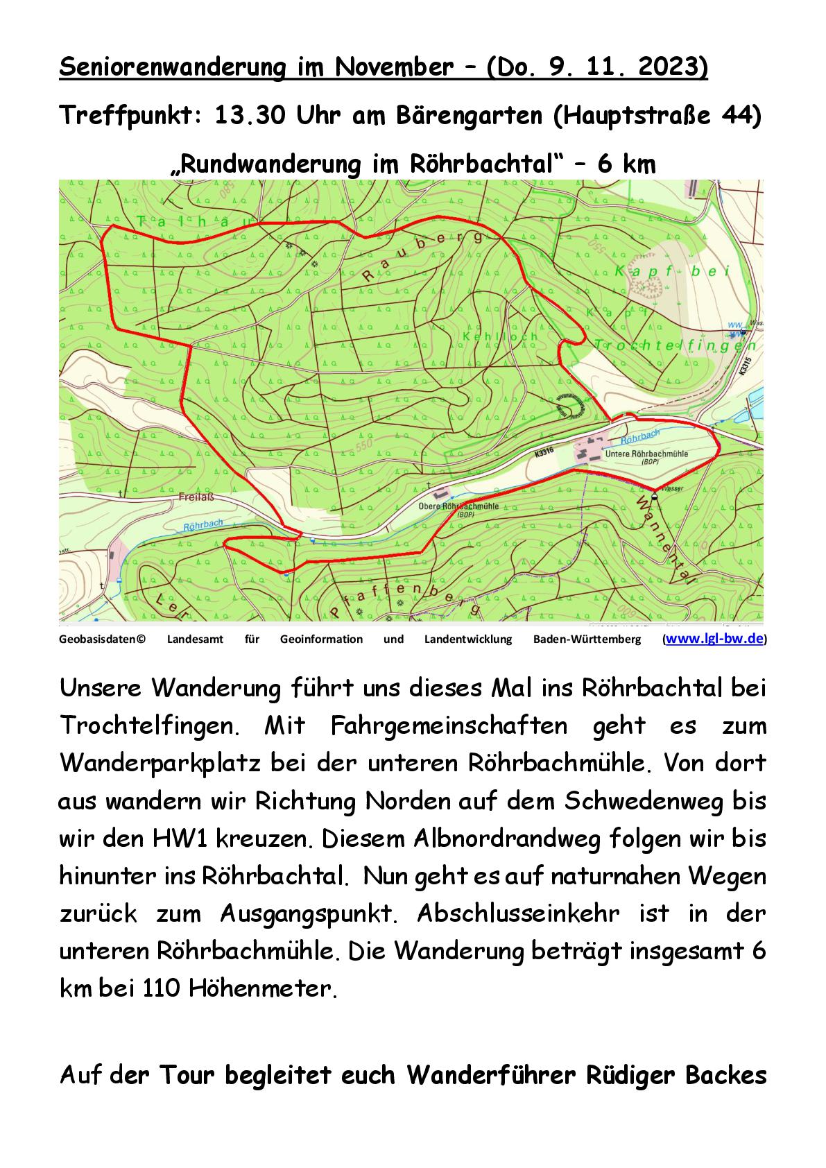 11 Rundwanderung im Röhrbachtal 6 km 001