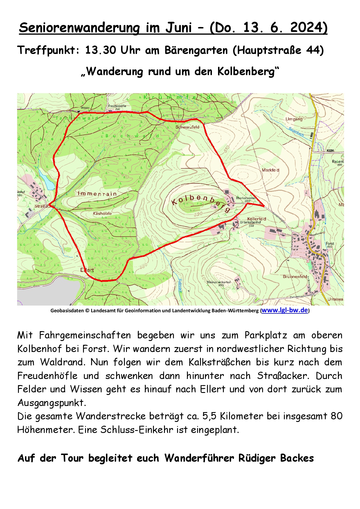 06 Wanderung rund um den Kolbenberg 55 km