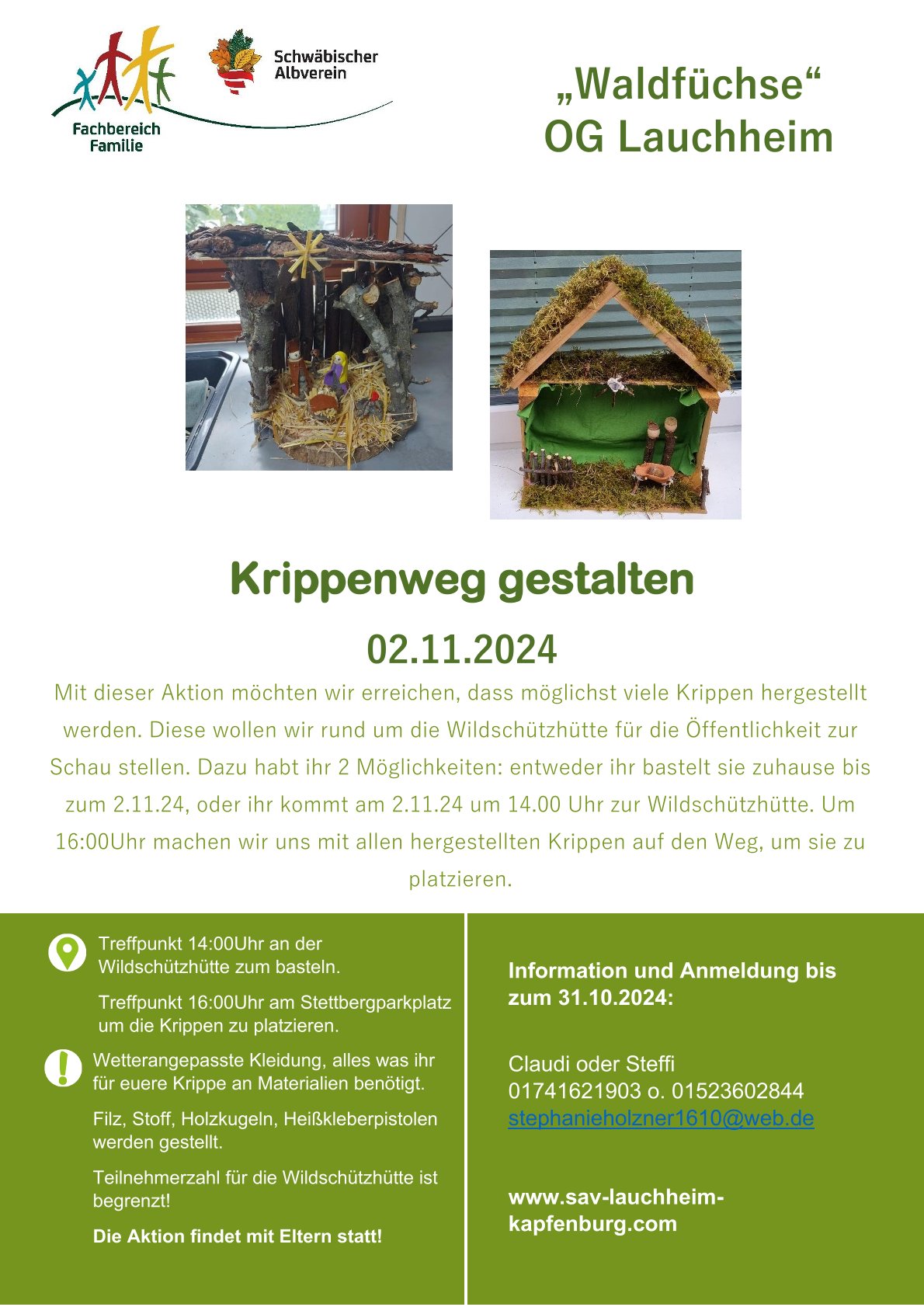 11 Plakat Krippenweg gestalten