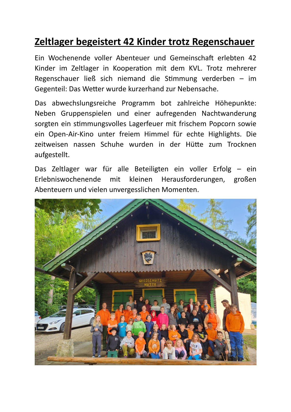 06 d Zeltlager Bericht Homepage