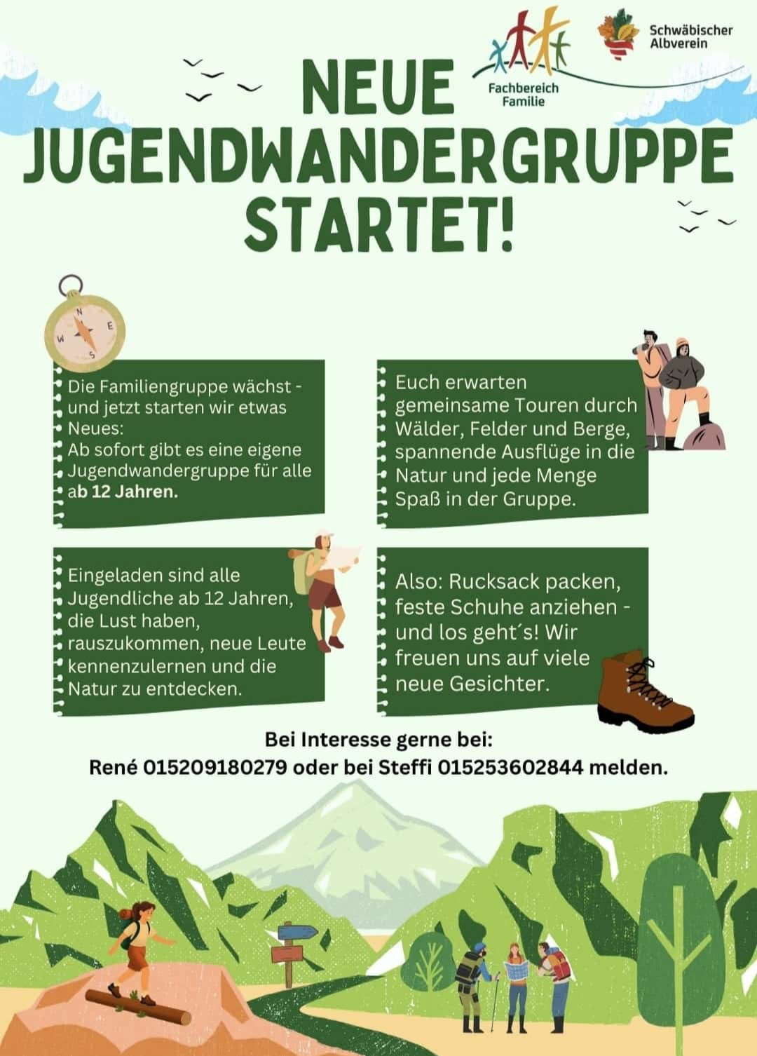 11 Jugendwandergruppe n