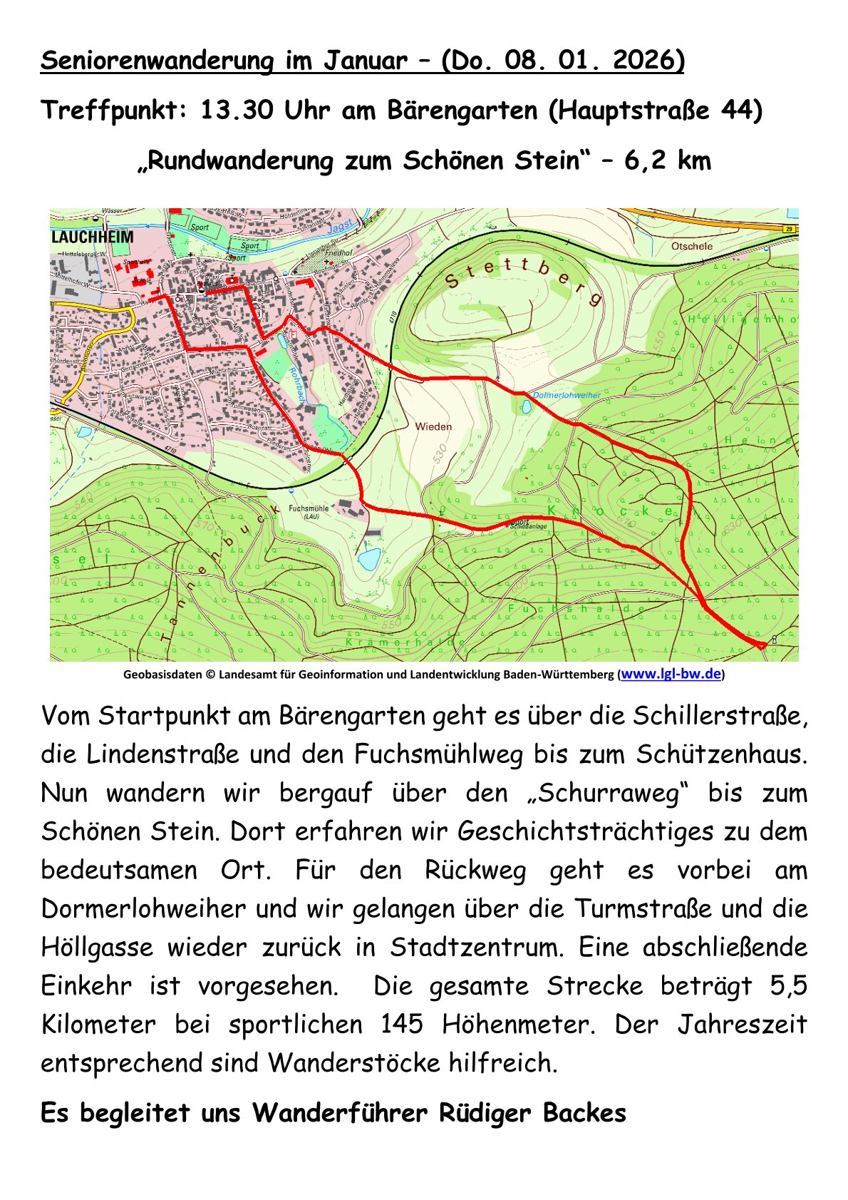 01 Wanderung zum Schönen Stein 55 km für homepage