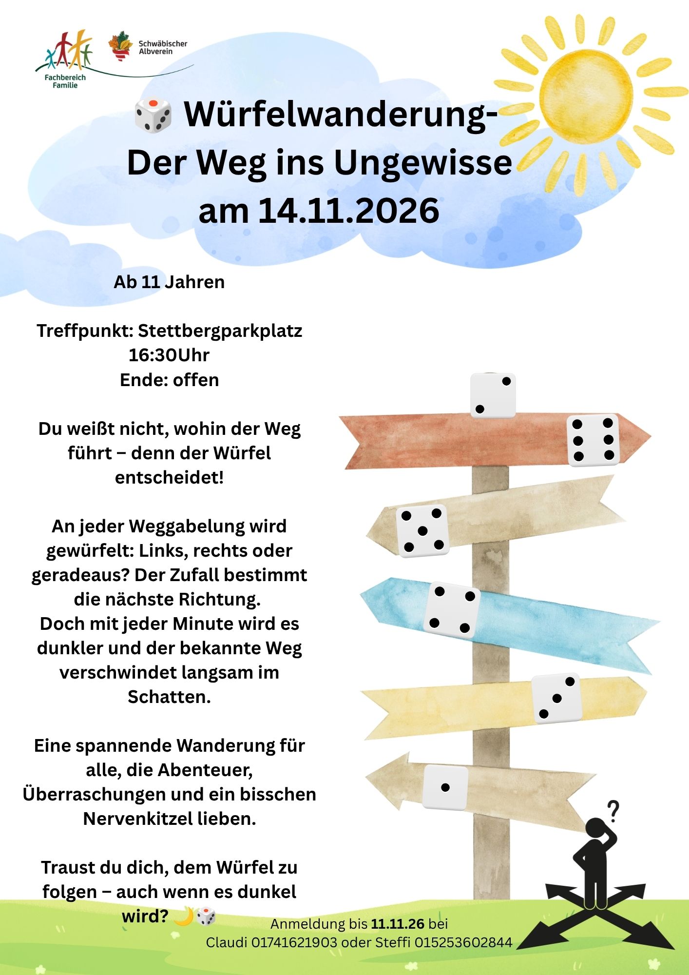 Aktion November Würfelwanderung